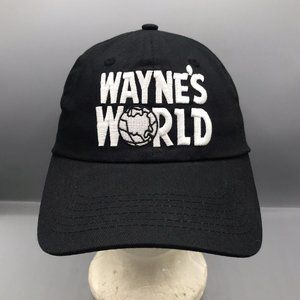 Wayne's World Cap Hat Snapback Black Adjustable Strapback SNL Movie 90’s VGC